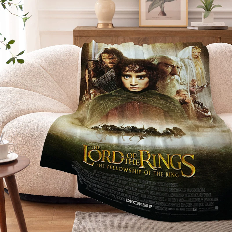 

Blanket Sofa King Size The L-Lord of The R-Rings Warm Knee Bed Fleece Camping Nap Fluffy Soft Blankets Winter Microfiber Bedding