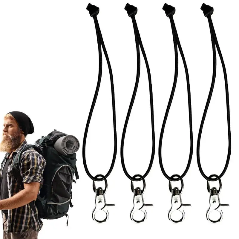 

4Pcs/set Ski Bungee Cord Camping Bicycle Ski Board Connecting Rope Snowboard Bindings Accessories For Camping Goods