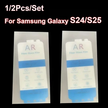 1/2 Pz/set Pellicola HD per Samsung Galaxy S25 Ultra S24 Plus Protezione Dello Schermo AR Pellicola In Fibra Galax S 24 25 + S25Ultra Pellicola Protettiva