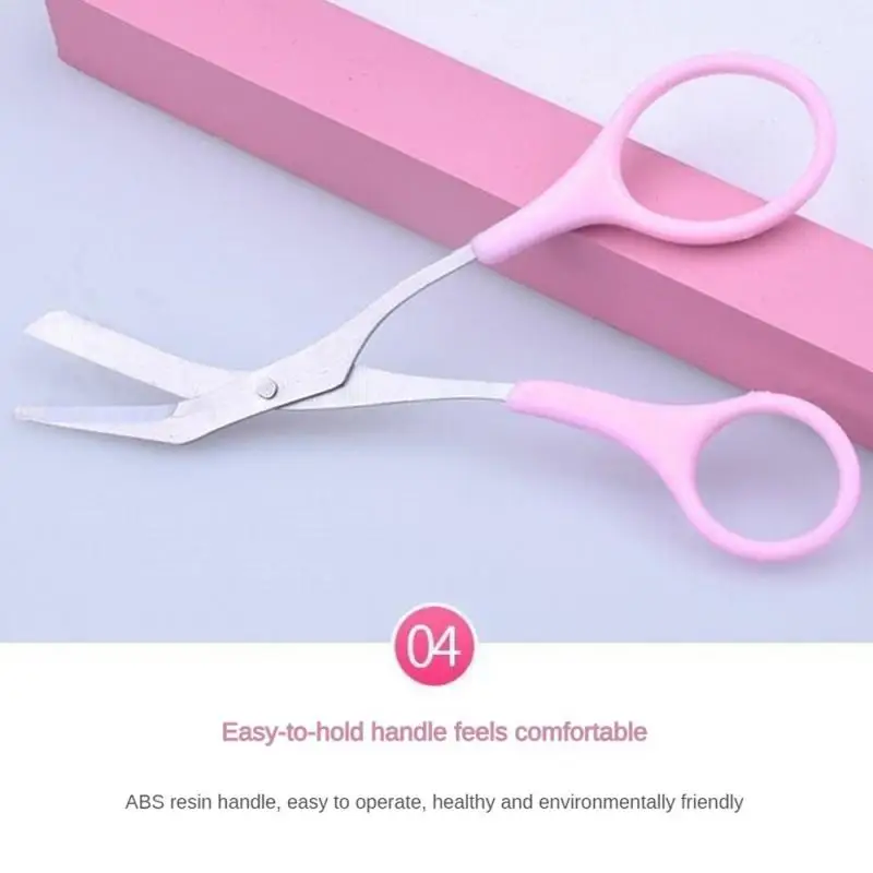 Eyebrow Trimming Scissors With Eyebrow Comb Female Beginner Tool Set Eyebrow Trimmer Eyebrow Razor Eyebrow Trimming 3
