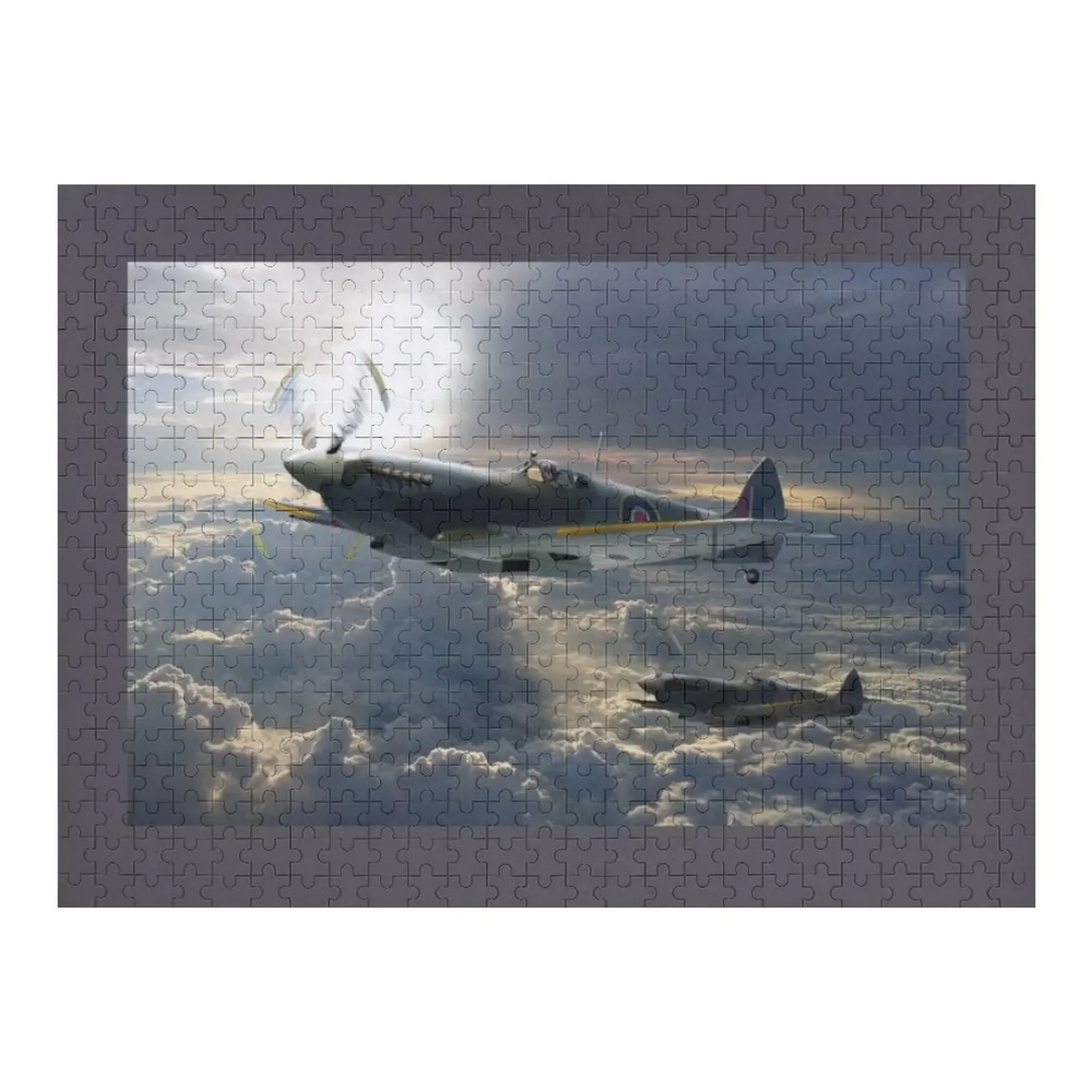 Spitfire Jigsaw Puzzle Personalized Gift Wooden Decor Paintings Picture Puzzle