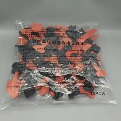 151 - Piece Adjustable Tile Spacer Set with Positioning Cones and Labels for Professional Floor and Wall Installation (51 Pieces)