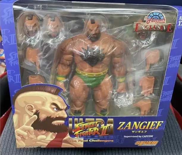 Zangief Street Fighter Boneco Busto Coleção Presente 16cm