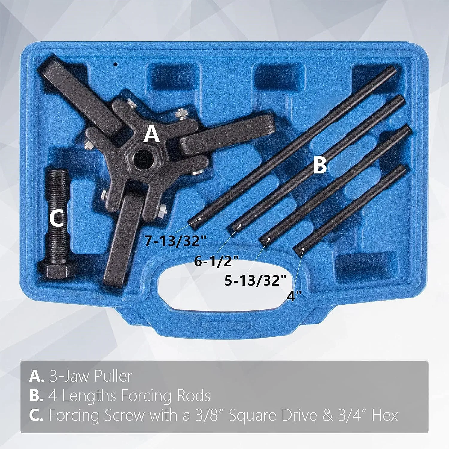 Harmonic Balancer Puller Set Remove Damper Pulley Puller 6PC Set,Automotive  Replacement Engine Auto Repair Tools - AliExpress