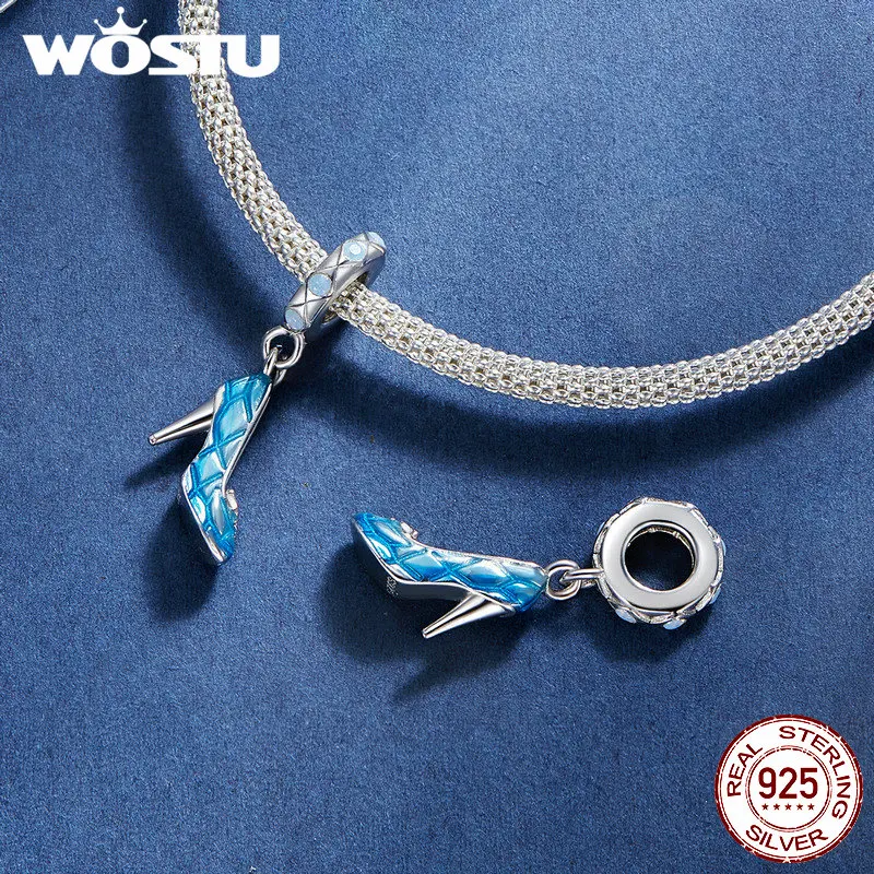 Wosstu-女性用925スターリングシルバーカボションボール,ハート