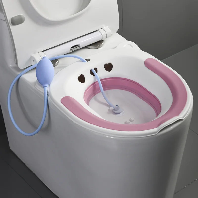 

Folding Portable Bidet Maternity Self-Cleaning Private Parts Buttock Rinse Perineal Soak Bath Hemorrhoid Treatment Bidet