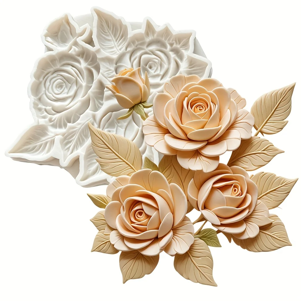Silicone Fondant Mold for Creative Baking and Pastry Creations