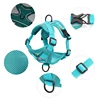 Fashion Reflective Cat Harness and Leash Sets Breathable Mesh Pet Harnesses for Small Dogs Cats Kitten Accessories collier chat 3