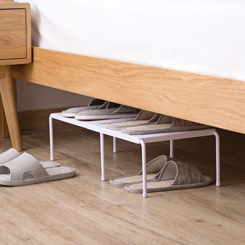 ABS Extensible Shoe Rack Storage Shelf Shoe Organizer Holder Under Sink Storage Rack Cabinet Organizer Household