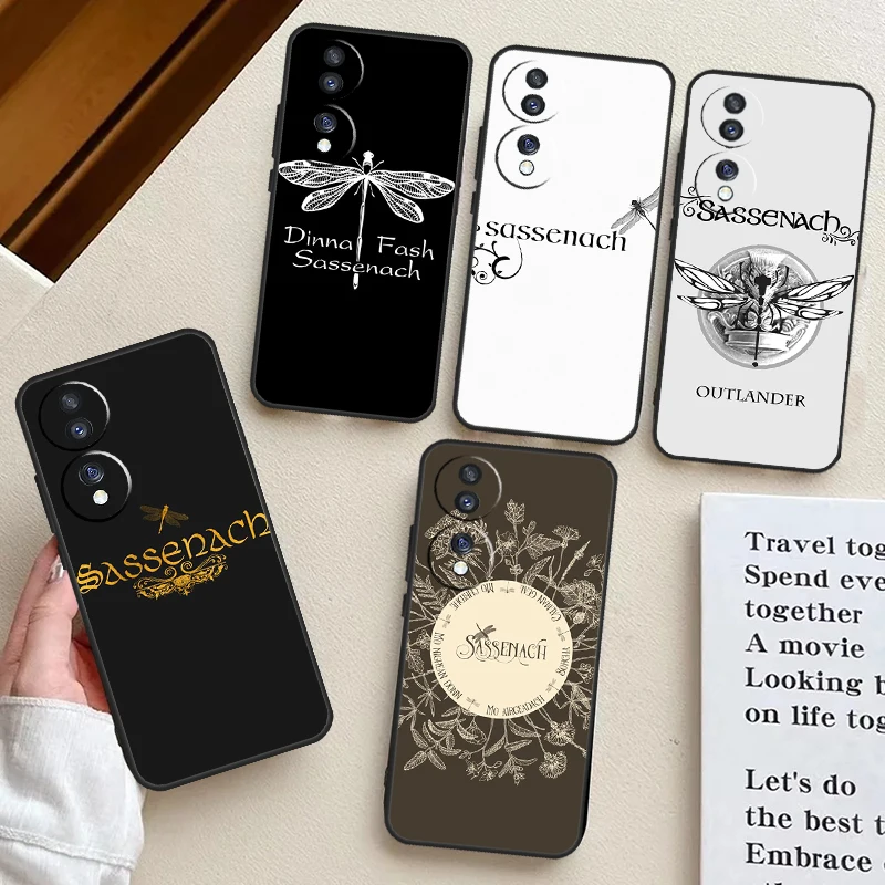 Sassenach Dragonfly Phone Case - Elegant Design