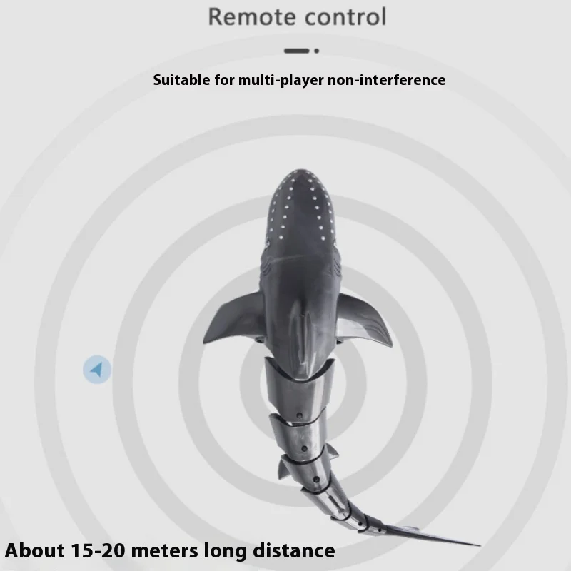 2.4g Remote Control Shark Toy Submarine Children's Pool Outdoor Remote Control Beach Swimming Bath Toy Children Analog Boy Toy 5