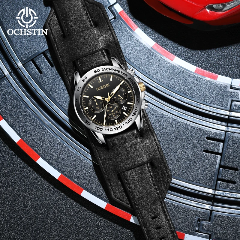 OCHSTIN new 2024 fashion trend craftsman series men's watches multi-function quartz movement men's quartz watches