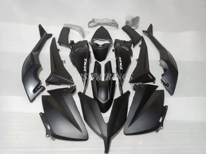 

Новый комплект обтекателей для велосипеда из АБС-пластика, подходит для YAMAHA T-max 530 2015 2016 15 16, кузов черного и матового цвета на заказ