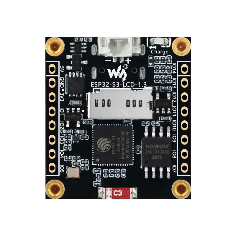ESP32 S3 LCD 개발 보드 1.3인치 디스플레이 1.3인치 화면 ST7789 미니 TV SD 포트 QST QMI8658 자이로 센서 LVGL 아두이노용