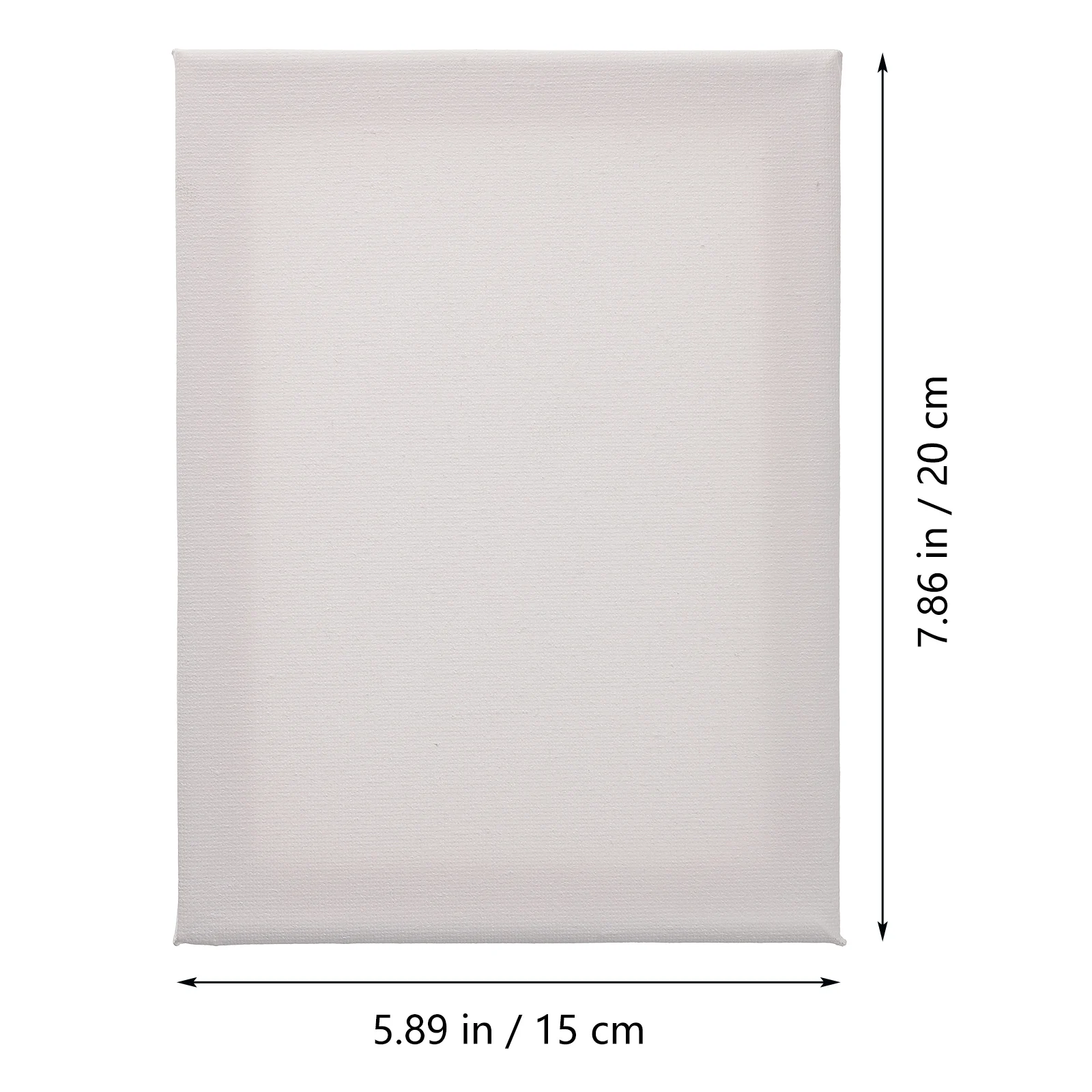 5Pcs Blank Canvas Board Paint Oil Painting Supplies Framed Watercolor Canvases For Tiny ( 20 X 15 Cm) Rectangle Blank Canvases