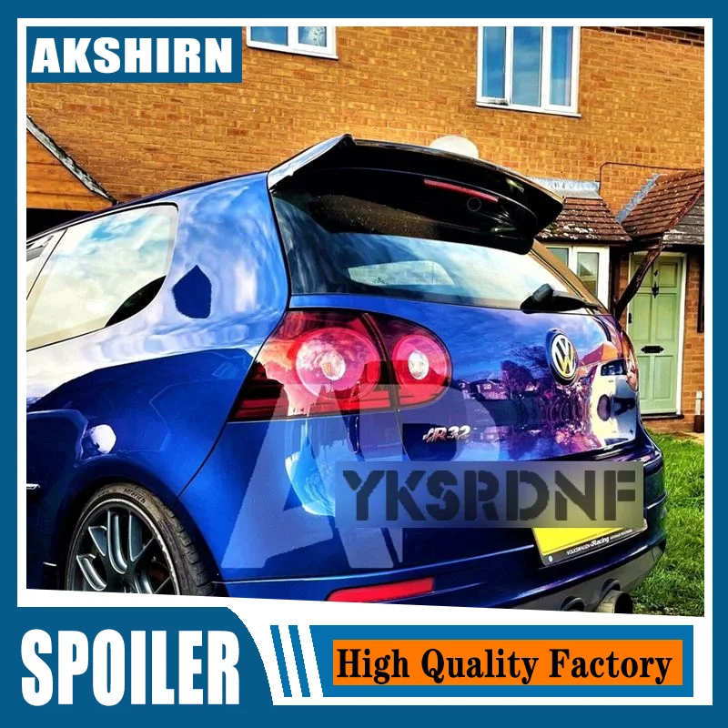 하이 퀄리티 ABS 자동차 리어윙 루프 스포일러, 유광 블랙 또는 탄소 섬유 외관, VW 골프 5 MK5 GTI R32 2004-2009 Osir 스타일
