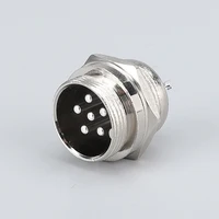 5/10/20Set GX12 GX16 GX20 2 3 4 5 6 7 8 9 10 12 14 15 Pin Male&Female Aviator Aviation Plug Socket Connector  Panel Mount 5