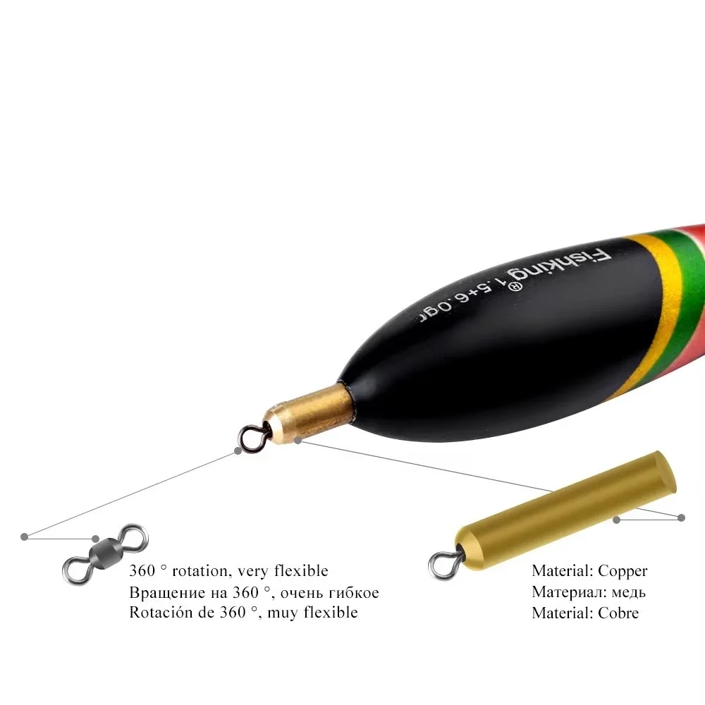 NGB 5 styles Barguzinsky Fir Bobber Fishing Float Mixed Size 20cm-26.5cm Copper Ocean Rock Buoy Carp Fishing Tackle fishing floats fishing float fishing tackle fishing bobber fishing buoy
