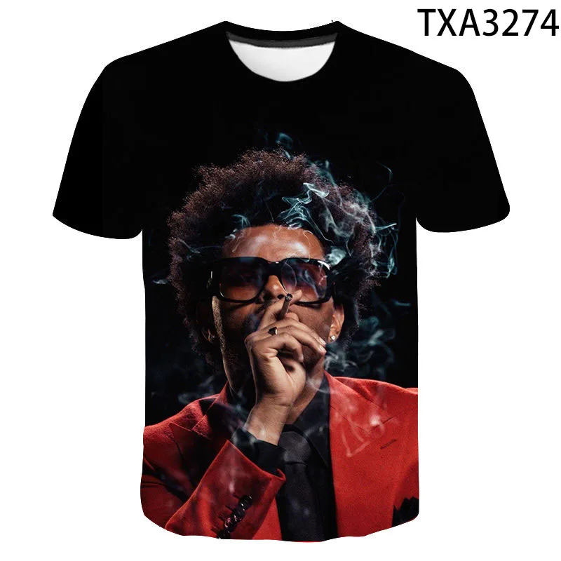 The Weeknd Summer New Streetwear Fashion T-shirt Men Women Children 3D Printed Short Sleeve 3