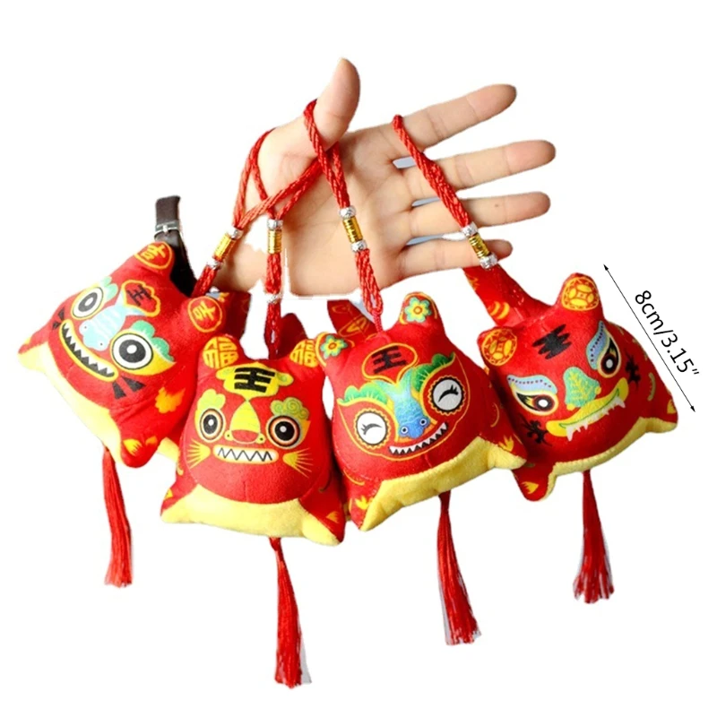 Year of The Plush Chinese Zodiac Animal Pendant for Doll 12/8c