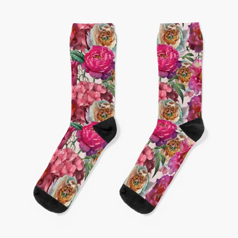 Flower Garden Socks Men'S Cycling Socks