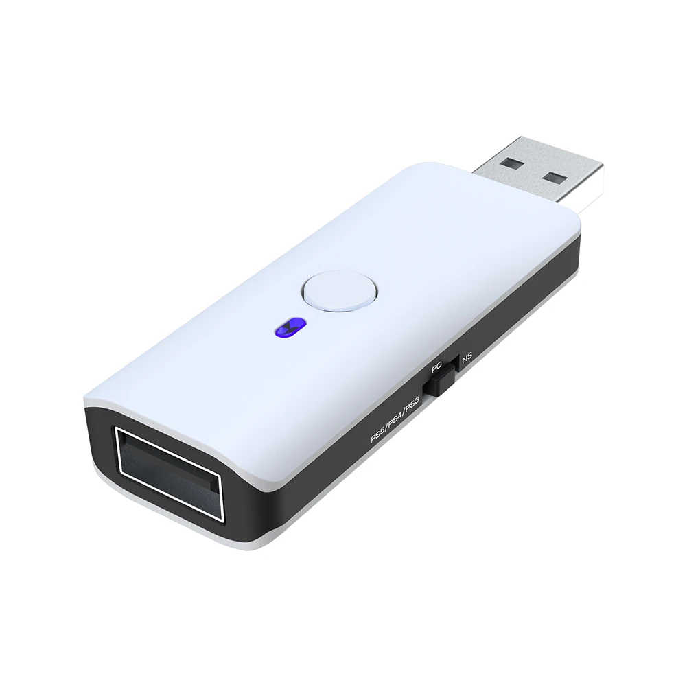 게임패드 무선 USB 어댑터, PS5, PS4, NS, P3 용, 블루투스 호환 컨트롤러 변환기, 게임 액세서리