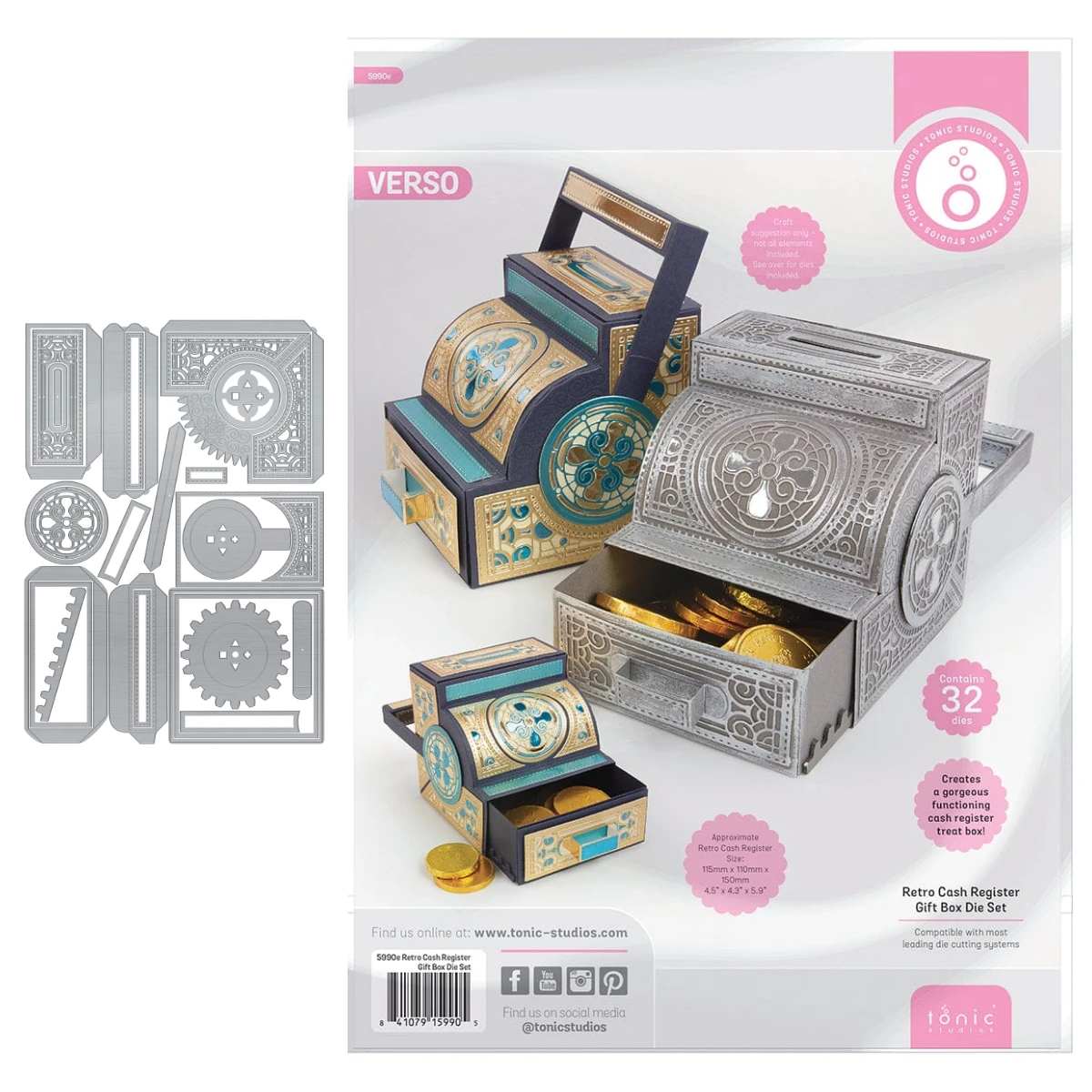 다양한 꽃병 토닉 토이 박스 보난자 - 금속 커팅 다이 만들기 DIY 스크랩북 인사말 카드 다이어리 핸드메이드 템플릿 2026