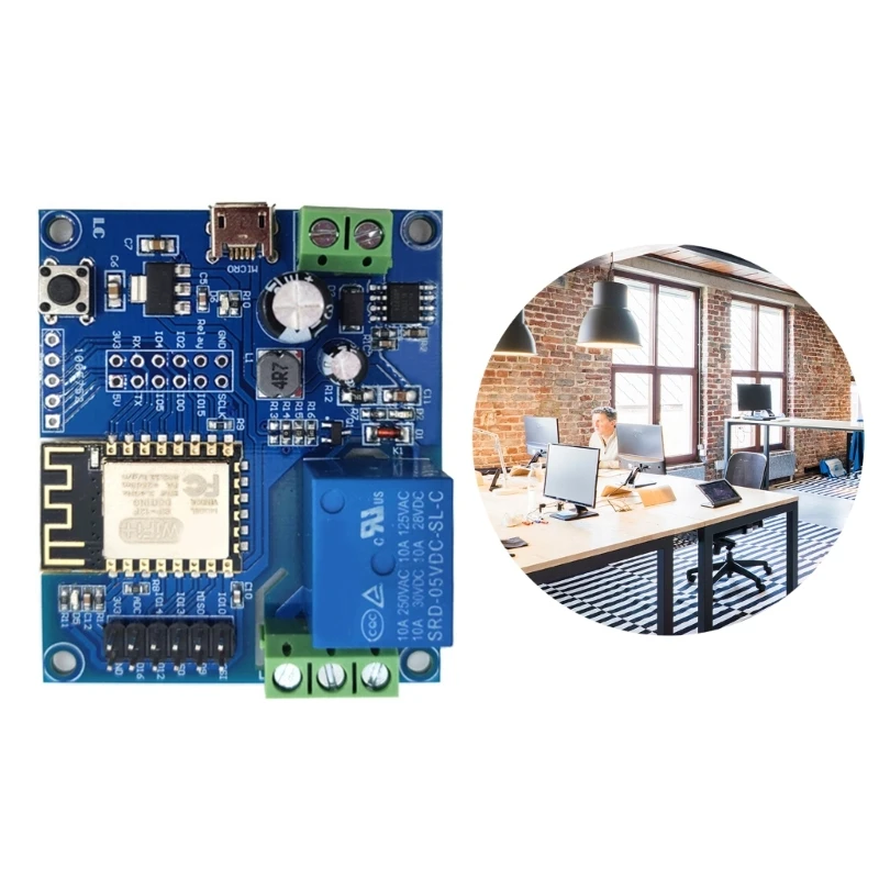 DC5-80V ���� ���� ��ġ, ESP8266WIFI ���� ȸ�� ������ ���, ESP-12F ���� ����, ���α׷��� ���� LED ������ ǥ�ñ�