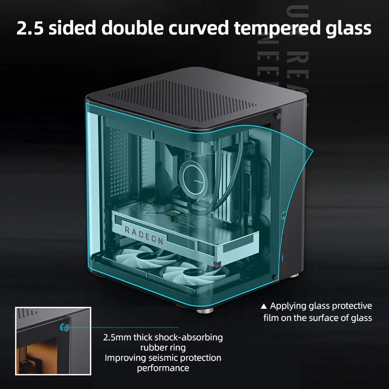 JONSBO TK-1 2.0 ITX/M-ATX ��ǻ�� ����ũž ���� �̴� PC ���̽�, PC�� ������ ���� �� ������ �̴� ITX ���̽�