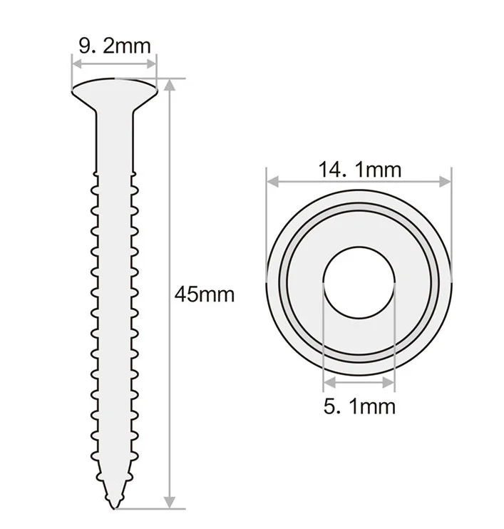 4 Stücke E-gitarre Hals Montage Aderendhülsen/buchsen Und Schrauben Gitarre Zubehör – Detail 12