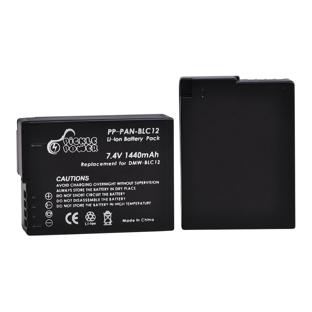 Batteria Pickle Power Dmw-Blc12 Blc12E Per Panasonic Lumix Dmc-G5 Dmc-G6 Dmc-G7 Dmc-G85 Dmc-Gh2 Dmc-Gx8 Dmc-Fz200 Dmc-Fz1000