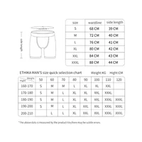 ETHIKA Sexy Men's Underwear Print Boxer Cueca Man Lingerie Men Panties Boxershorts Boxerbriefs Plus Size Boxers Briefs S-XXXL 2