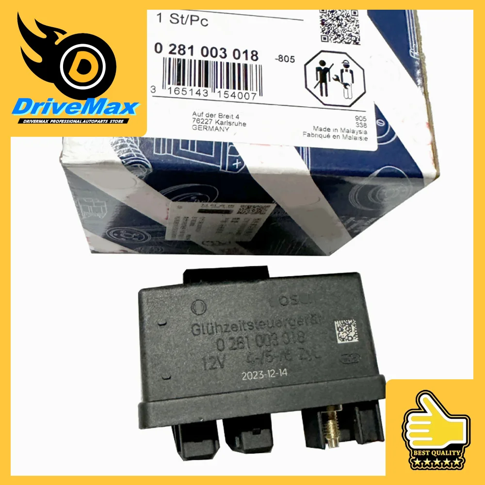 2PCS 0281003018 Electric Glow Plug Relay Controller For Great Wall Haval H3 H5 wingle preheat plug 2.5 2.8TCI