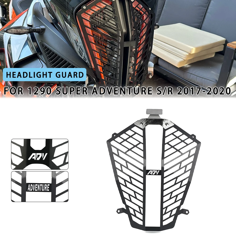 

Motorcycle Aluminium Accessories Headlight Protector cover Grille Guard For KTM 1290 SUPER ADVENTURE S/R 2017 2018 2019-2022