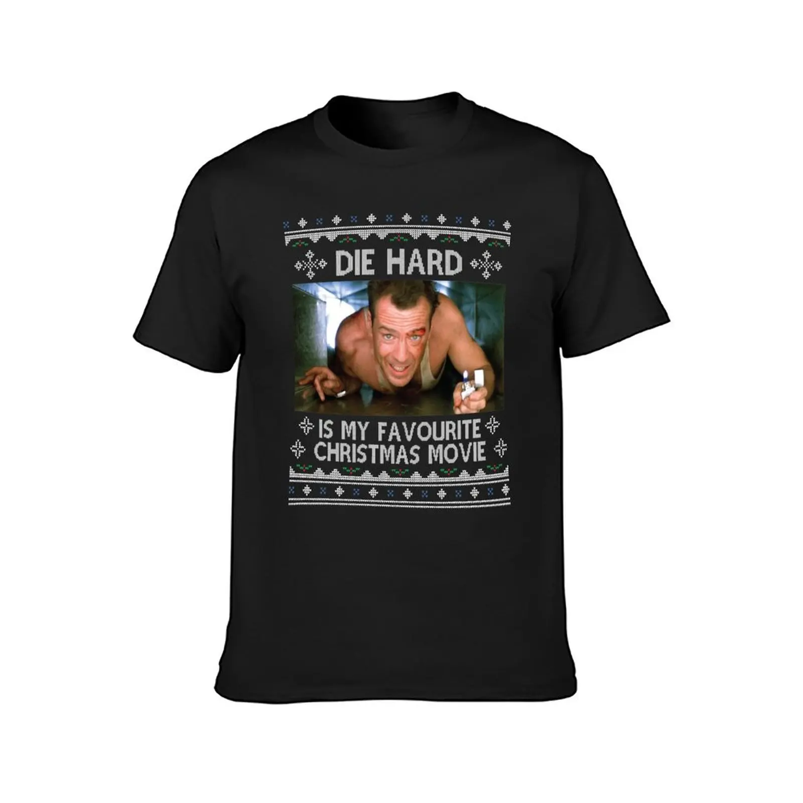 Die Hard Is My Favourite Christmas Movie T-Shirt tees Short sleeve