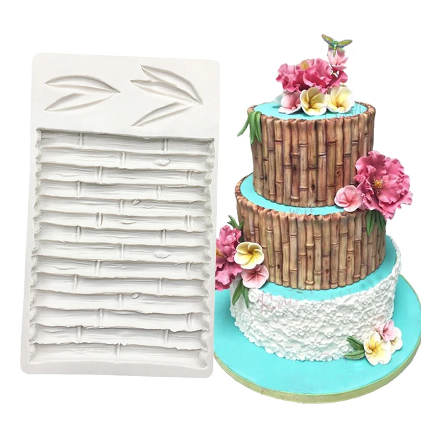 Silicone Bamboo Shapes Mold – Fondant, Cake, Chocolate, Candy, and Jello Decorating Too... - SKU SMD01117 - UGI Packaging