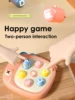 1pcs Mini Whack-a-Mole Hand-eye Coordination Educational Toy Random Color Children's Pinch Finger Decompression Toy 3