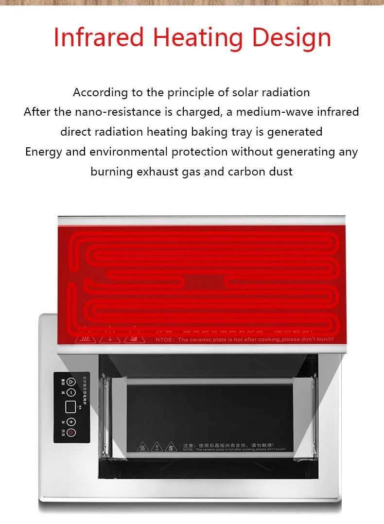 Table Top Electric BBQ Grill Commercial Restaurant Multi-Function Smokeless Gril