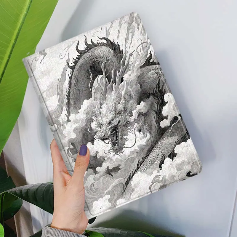 Luxury Dragon Design Soft Tablet Case