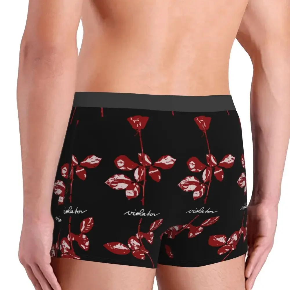 Male Fashion Depeches Cool Mode Underwear Music Boxer Briefs Breathable Shorts Panties Underpants