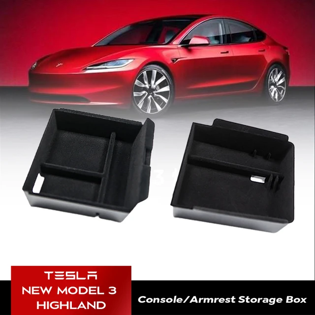for Tesla Model 3 Highland 2024 Console Armrest Storage Organizer Interior  Storage Box Organizer Interior Replacement Accessorie - AliExpress