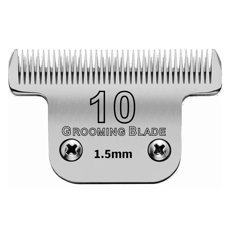 T10 Detachable Pet Dog Grooming Clipper Blade,For most Andis,Oster A5,Wahl KM Clippers ,Cut Length 1/16&rdquo;(1.5mm)