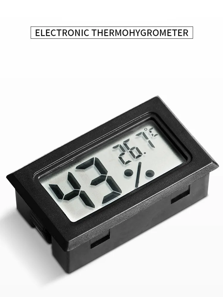 Cigar Tobacco Humidity Hygrometer Gauge Mini Digital LCD Indoor Cigar Accessories are For Humidors Cigar Box 5