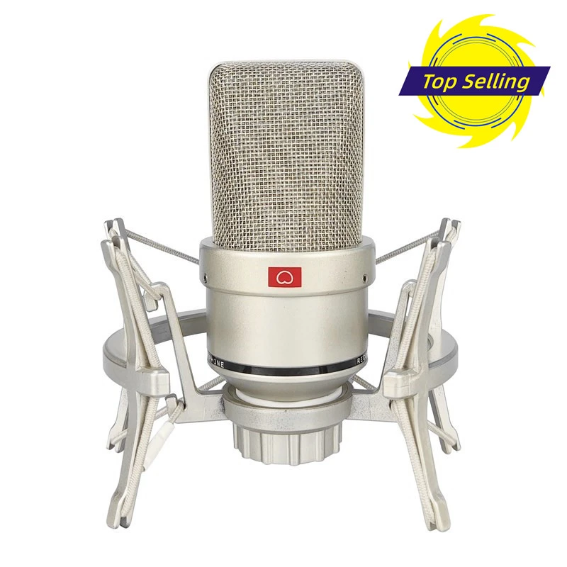 All Metal Condenser Microphone For Laptop/Computer Professional Microphone For Recording Vocals Gaming Podcast Live Streaming mic stand