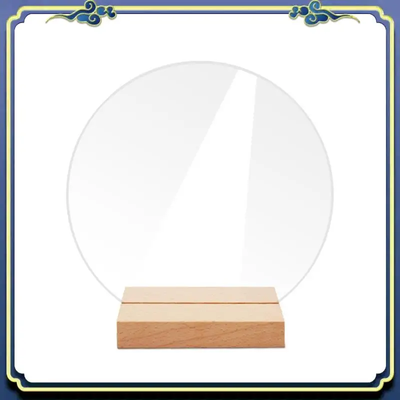 Latest 12PCS DIY Blank Acrylic Table Sign Clear Sign With Stand Transparent Arch Table Numbers Card Wedding Decoration