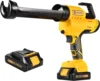 Caulking Gun: Max 6500N Force 10oz/300ml Electric Caulk Gun with 2 * 2.0Ah Li-Battery & Anti-Drip Design (80, Watts) 1