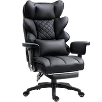 Dowinx Big and Tall Office Chair with Pocket Spring Cushion and Lumbar Support,High Back Computer Gaming Chair with Armrests 1