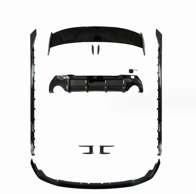 Mp Aerokit Diffusore A Labbro Anteriore Spoiler Minigonne Laterali Per Bmw F40 1 Series Upgrade M Performance Bmw F40 Body Kit