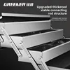 Heavy Duty Stainless Steel Toolbox with 3-Layer Folding and Carrying Handle - Industrial Grade for Home and Car 4