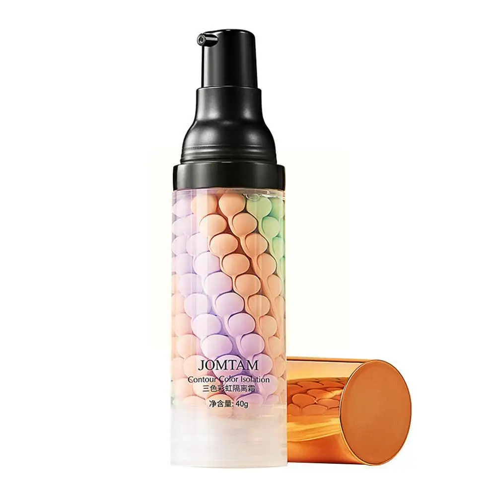 Liquid Foundation Makeup Cosmetics Makeup Cream Three Colors Liquid Concealer Mixed Isolation Lotion Pore Moisturizing Foundation Makeup Primer Face Invisible Base Skin Br L4J5